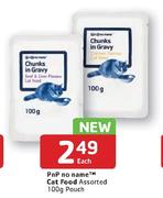 Pnp No Name Cat Food-100g Pouch Each