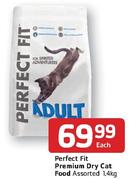 Perfect Fit Premium Dry Cat Food-1.4Kg Each