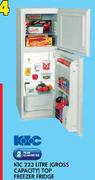 KIC 223 Litre(Gross Capacity) Top Freezer Fridge