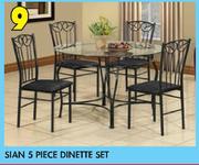 Sian 5 Piece Dinette Set