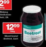 House Brand Sliced/Grated Beetroot-780g Each