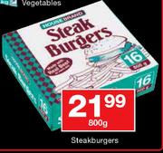House Brand Steakburgers-800gm