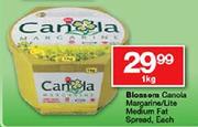 Blossom Canola Margarina/Lite Medium Fat Spread-1kg Each