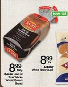 Sasko Low Gl True Whole Wheat Brown Bread-700g