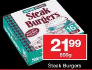 House Brand Steak Burgers-800gm