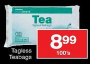 House Brand Tagless Teabags-100's
