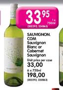 Sauvignon. Com Sauvignon Blanc Or Cabernet Sauvignon-6X750ml