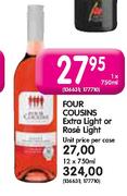 Four Cousins Extra Light Or Rose Light-12X750ml