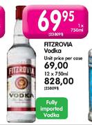 Fitzrovia Vodka-12X750ml
