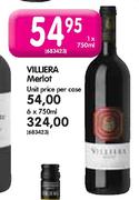 Villiera Merlot-6X750ml