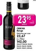 Obikwa Range-1X750ml