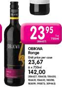 Obikwa Range-6X750ml
