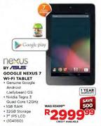Nexus By Asus Google Nexus 7 Wi-Fi Tablet