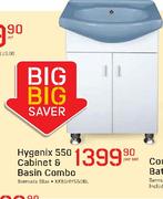 Hygenix 550 Cabinet & Basin Combo-Per Set