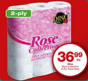 Dinu Rose Collection 2-Ply Toilet Rolls-9's