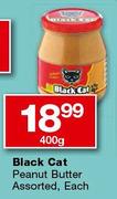 Black Cat Peanut Butter-400gm