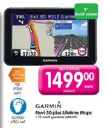 Garmin Nuvi 50 plus Lifetime Maps