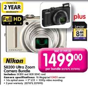 Nikon S8200 Ultra Zoom Camera Bundle-Per Bundle