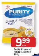 Purity Cream Of Maize-400Gm Each