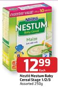 Nestle Nestum Baby Cereal Stage-1/2/3-250Gm Each