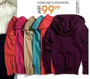 Cowl-Neck Knitwear-Each