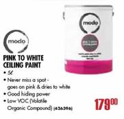 Modo Pink To White Ceiling Paint-5L