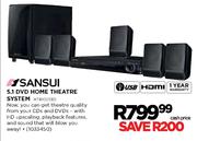 Sansui 5.1 DVD Home Theatre System-Each