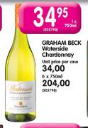 Graham Beck Waterside Chardonnay-1 x 750ml 