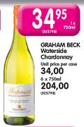 Graham Beck Waterside Chardonnay-6 x 750ml 