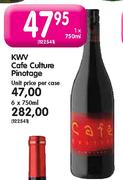 KWV Cafe Culture Pinotage-Unit Price Per Case
