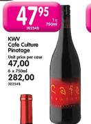 KWV Cafe Culture Pinotage-6 x 750ml