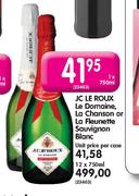 JC Le Roux Le Domaine,La Chanson Or La Fleunette Sauvignon Blanc-12 x 750ml