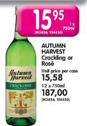 Autumn Harvest Crackling Or Rose-12 x 750ml