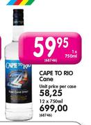 Cape To Rio Cane-12 x 750ml 