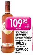 Southern Comfort Whisky-1 x 750ml