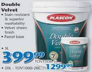Plascon Double Velvet-20ltr
