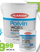 Plascon Polvin Walls & Ceiling White-20ltr