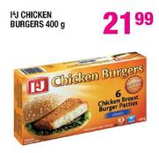 I & J Chicken Burgers-400gm