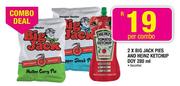 Big Jack Pies and Heinz Ketchup Doy-280ml-Per Combo