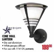 Bright Star Lighting Cone Wall Lantren