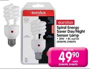 Eurolux Spiral Energy Saver Day/Night Sensor Lamp BC & ES-20W Each