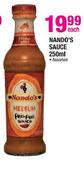 Nando's Sauce-250Ml Each