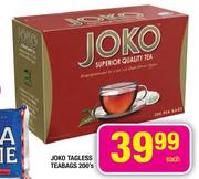 Joko Tagless Teabags-200's Each
