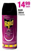 Raid Assorted-300ml