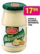 Crosse & BlackWell Mayonnaise-750g Each