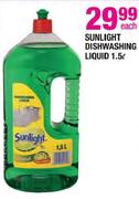 Sunlight-Dishwashing Liquid-1.5ltr Each