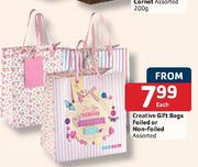 Creative Gift Bags Foiled Or Non-Foiled-Each