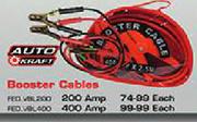 Auto Kraft Booster Cables-400Amp