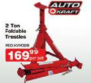 Auto Kraft 2 Ton Foldable Trestles