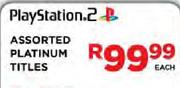 Playstation 2 Assorted Platinum Titles-Each